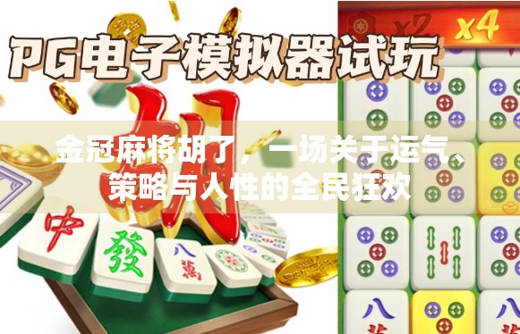 金冠麻将胡了，一场关于运气、策略与人性的全民狂欢