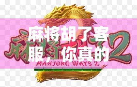 麻将胡了客服，你真的懂吗？揭秘那些被忽略的隐形服务！