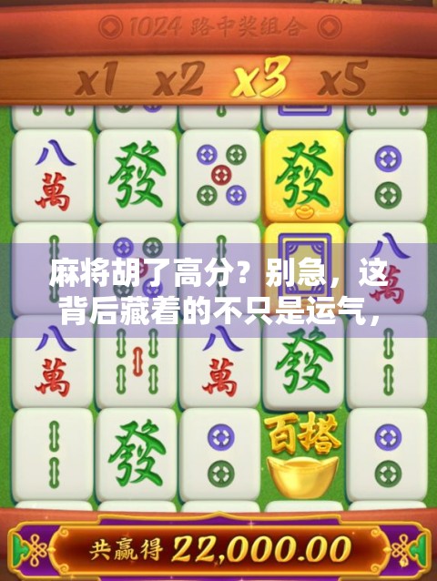 麻将胡了高分？别急，这背后藏着的不只是运气，还有这些你忽略的心法！