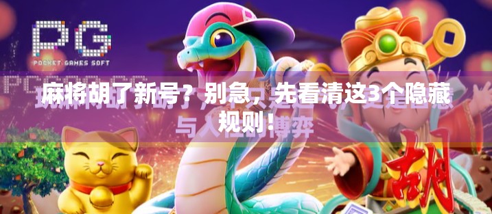 麻将胡了新号？别急，先看清这3个隐藏规则！