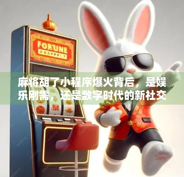 麻将胡了小程序爆火背后,是娱乐刚需,还是数字时代的新社交货币? 麻将胡了小程序爆火背后,是娱乐刚需,还是数字时代的新社交货币?