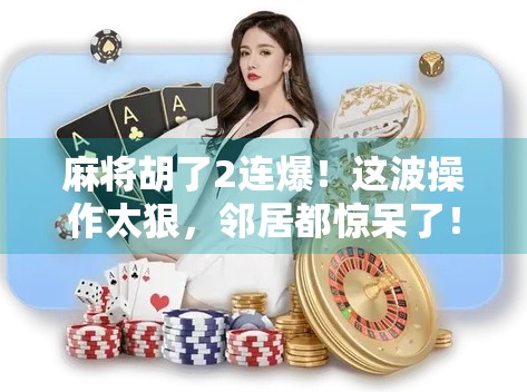 麻将胡了2连爆！这波操作太狠，邻居都惊呆了！
